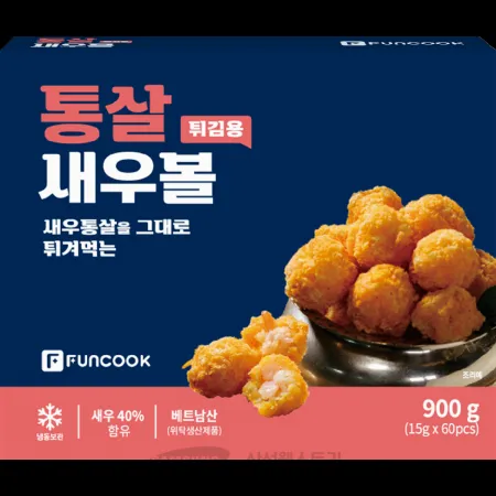 (16:30마감)새우볼튀김(아쿠아링크/900G(15G*60EA)/PAC/베트남산) 이미지