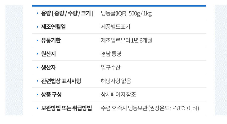 상품정보제공고시