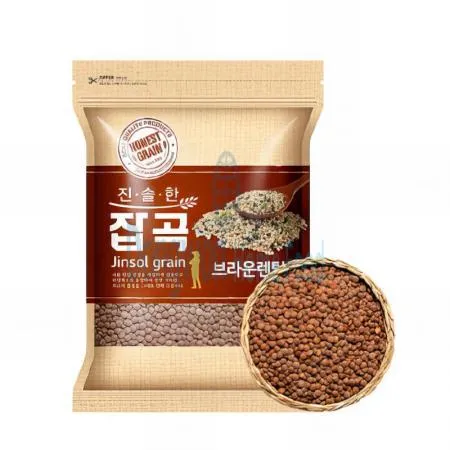(16:30마감(D) 브라운렌틸콩(캐나다산/1KG)EA 이미지