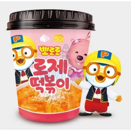 (16:30마감(D) 뽀로로로제떡볶이(어니스트F&B/115g*16입)BOX 이미지
