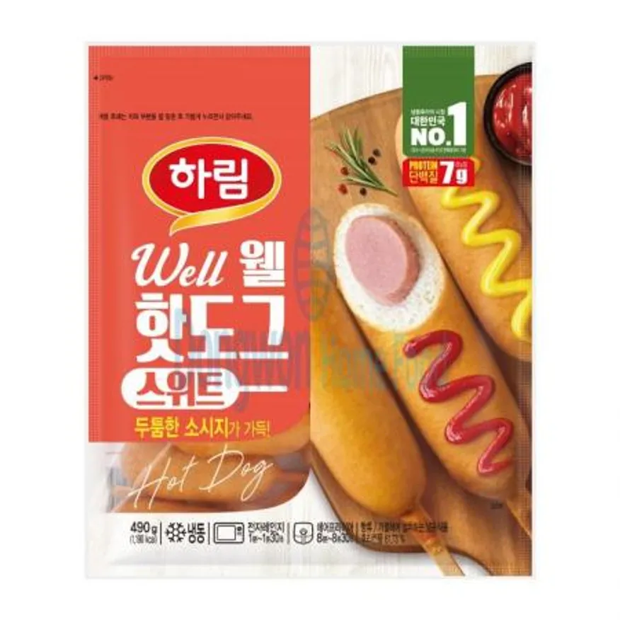 (16:30마감(D) 스위트웰도그핫도그(하림/490g)EA 이미지