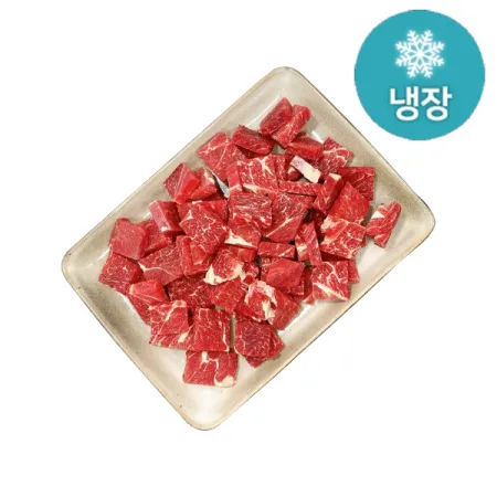 한우목심[2*3*0.3cm국거리](500g내외/국내산/1++)