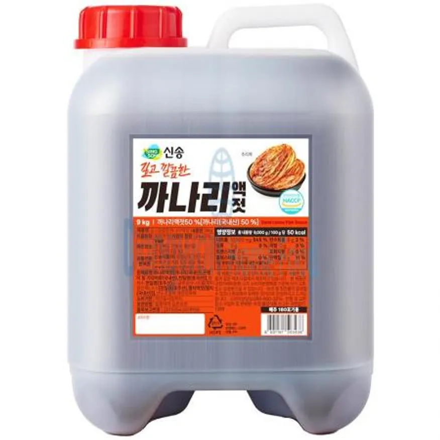 (16:30마감(D) 까나리액젓(신송/9KG)EA 이미지