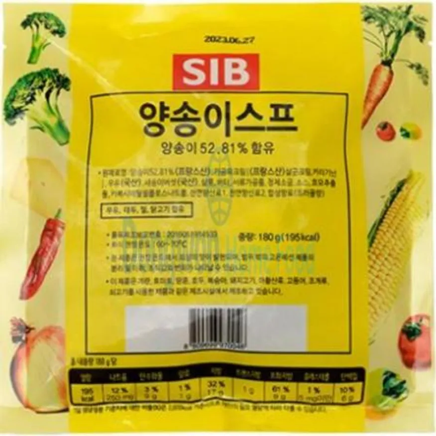 (16:30마감(D) 양송이스프(선인/180g)EA 이미지