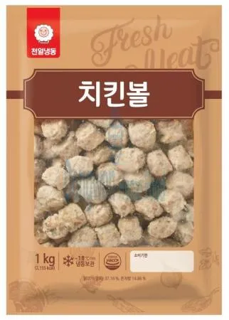 (16:30마감(D) 치킨볼(천일/닭고기:국산,돈지방:국산/1kg)EA 이미지