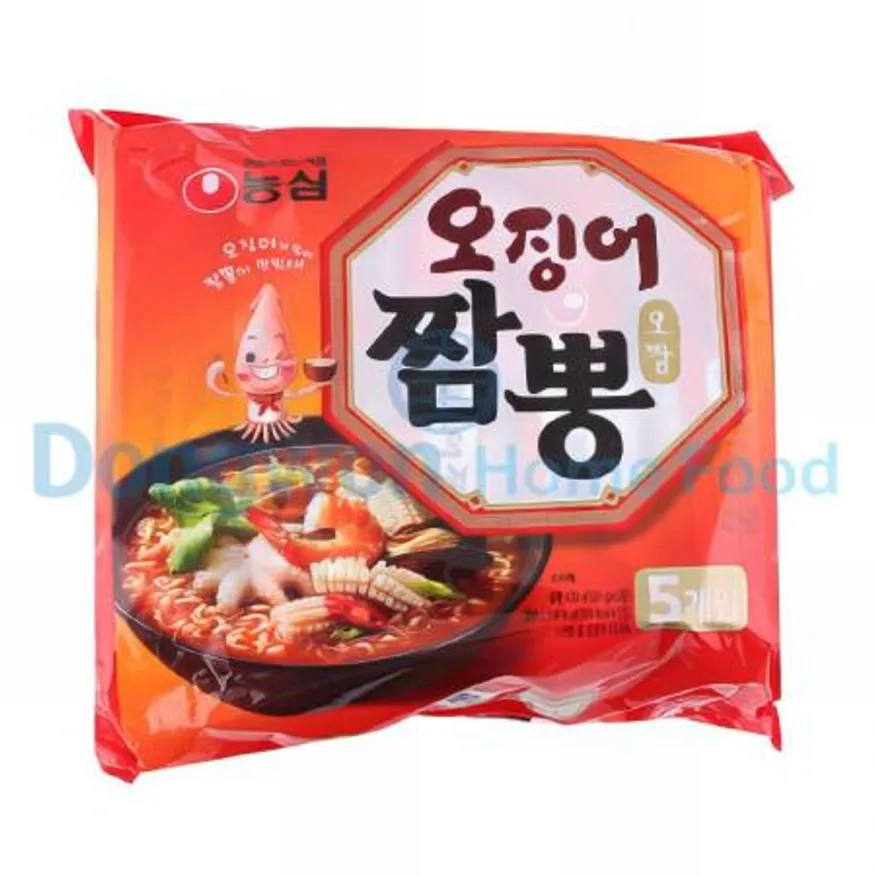 (16:30마감(D) 오징어짬뽕(농심/멀티/124G*5입)EA 이미지