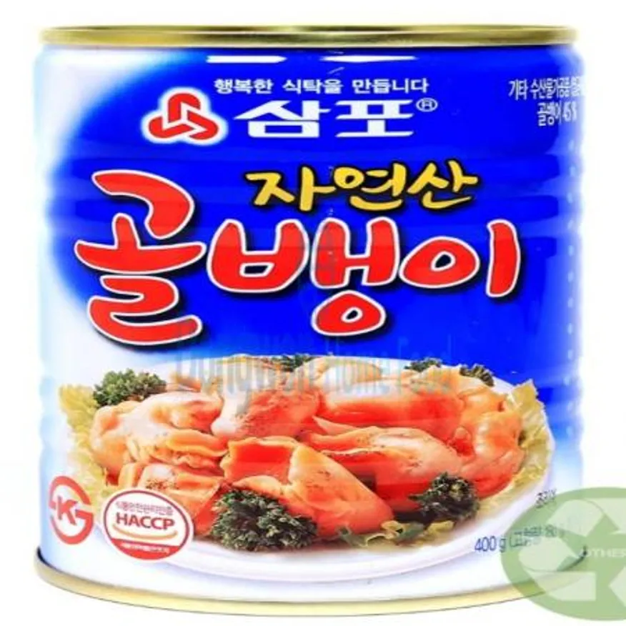 (16:30마감(D) 골뱅이캔(골뱅이:외국산/자연산/삼포/400g)EA 이미지