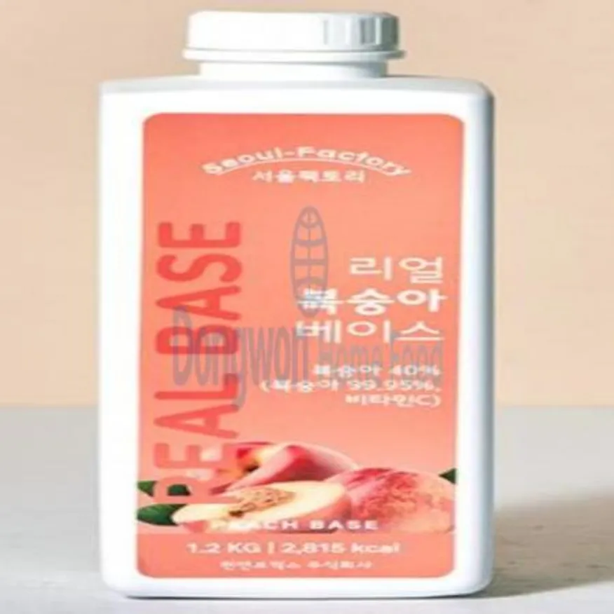 (16:30마감(D) 리얼복숭아베이스(서울팩토리/1.2KG)EA 이미지