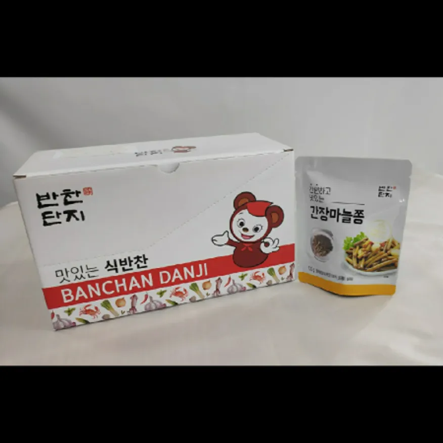 (16:30마감)간장마늘쫑지(반찬단지/1.2KG(120G*10EA)/마늘쫑:중국산) 이미지