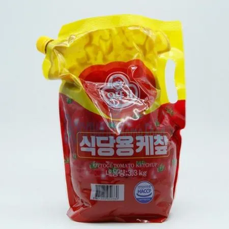 (16:30마감(D) 스파우트팩케찹(오뚜기/3.3kg)EA 이미지