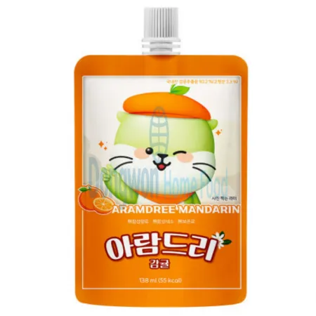 (16:30마감(D) 무농약감귤주스(아람/138mL)EA 이미지