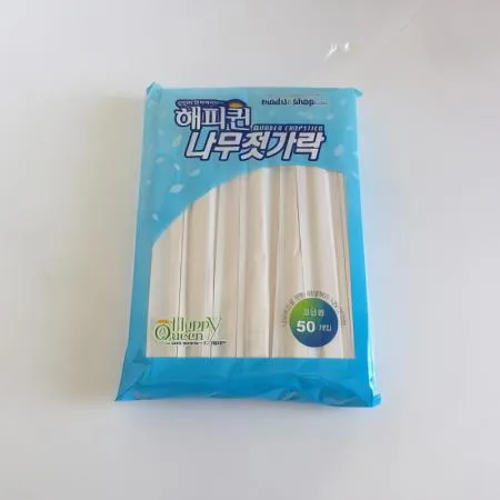 (16:30마감(D) 일회용나무젓가락(개별종이포장/50EA)EA 이미지