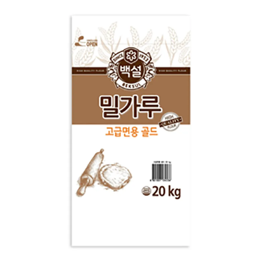 (16:30분마감)백설 밀가루(실온 고급골드 면용 20Kg/EA 호주) 이미지