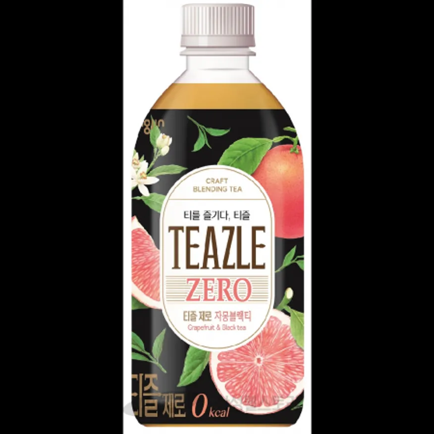 (16:30마감)티즐제로(500ML/EA(20EA/BOX)/페트/웅진/자몽블랙티) 이미지