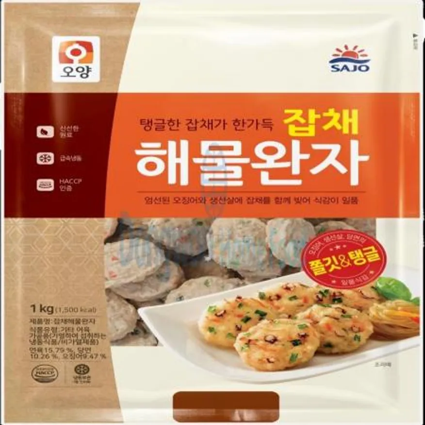 (16:30마감(D) 잡채해물완자(연육:외국산/사조오양/냉동/1kg)EA 이미지