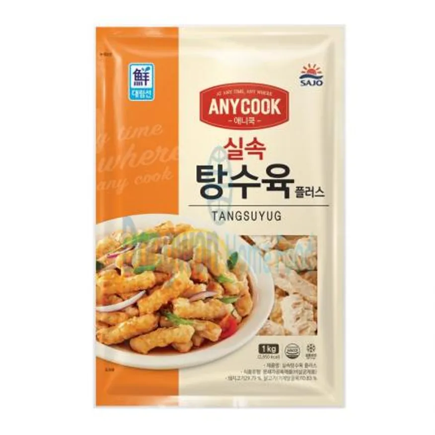 (16:30마감(D) 애니쿡실속탕수육플러스(사조/돈육,계육:국내산/냉동/1kg)EA 이미지
