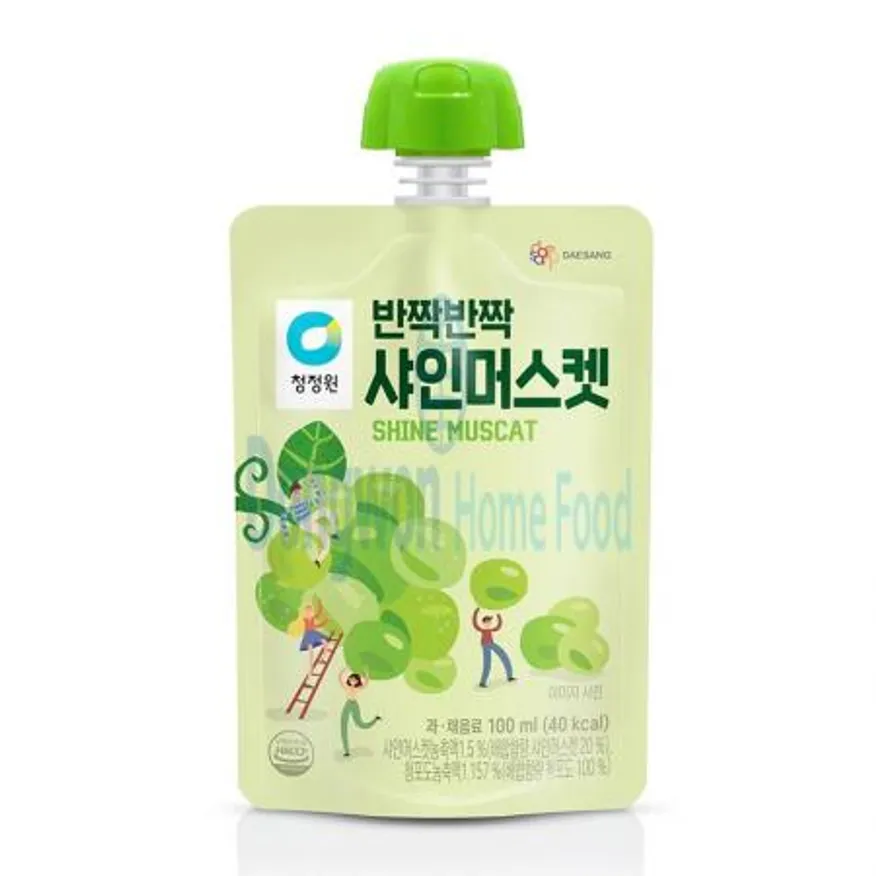 (16:30마감(D) 반짝반짝샤인머스캣(청정원/100ML*40EA)BOX 이미지