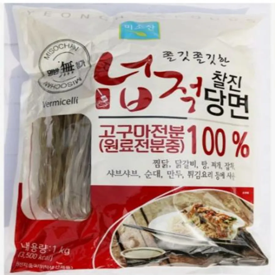(16:30마감(D) 넙적당면(중국산/미소찬/1kg)EA 이미지