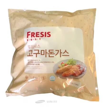 (16:30마감)고구마돈가스(후레시스/1.6KG(160G*10EA)/PAC/돈육:국내산) 이미지