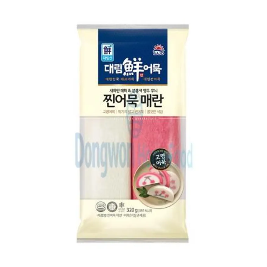 (16:30마감(D) 찐어묵매란(연육:외국산/사조대림/고명어묵/320g)EA 이미지