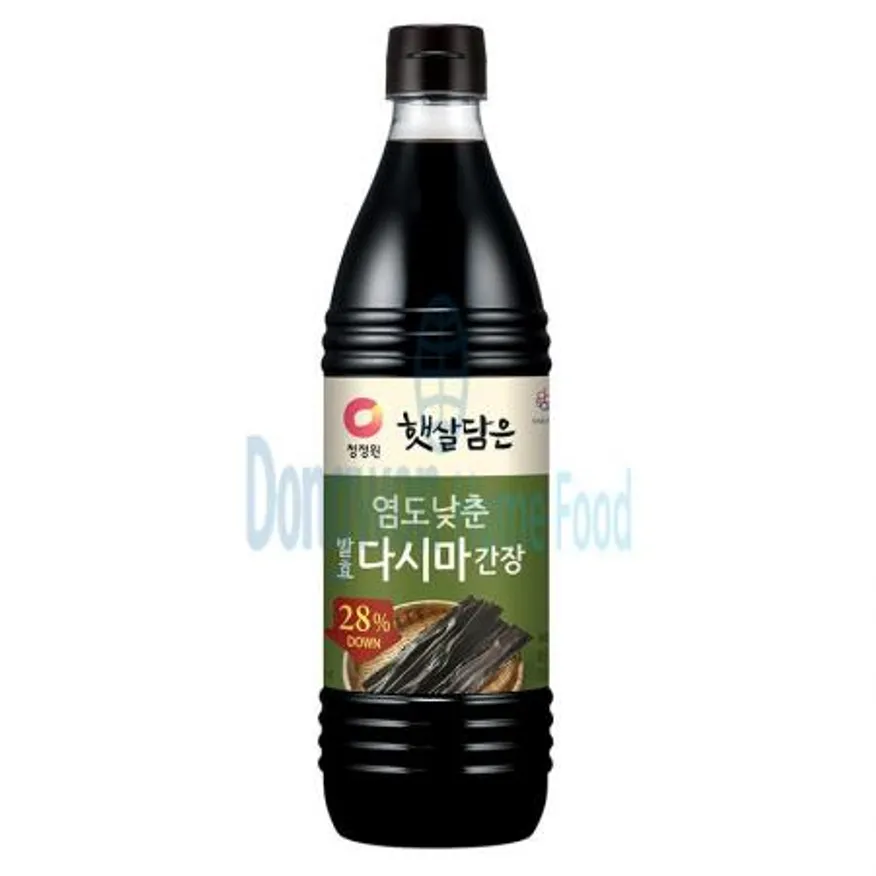 (16:30마감(D) 햇살담은염도낮춘다시마간장(청정원/840ml)EA 이미지