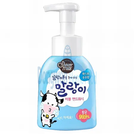 (16:30마감(D) 핸드워시(애경/샤워메이트/말랑카우/우유/펌프형/300ML)EA 이미지