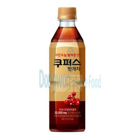 (16:30마감(D) 쿠퍼스헛개차(팔도/500ML*20EA)BOX 이미지