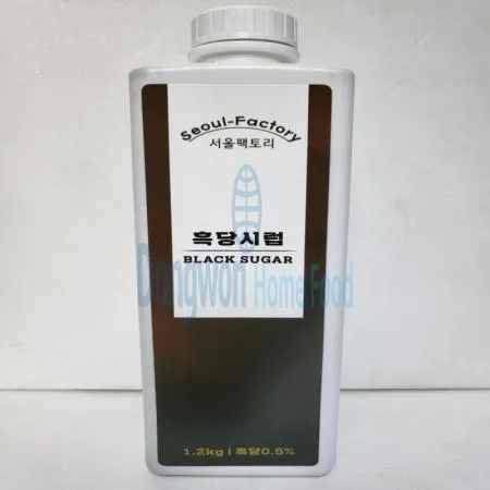 (16:30마감(D) 흑당시럽(서울팩토리/1.2KG)EA 이미지