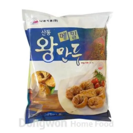 (16:30마감(D) 메밀왕만두(나래/약20입/1.4KG)EA 이미지