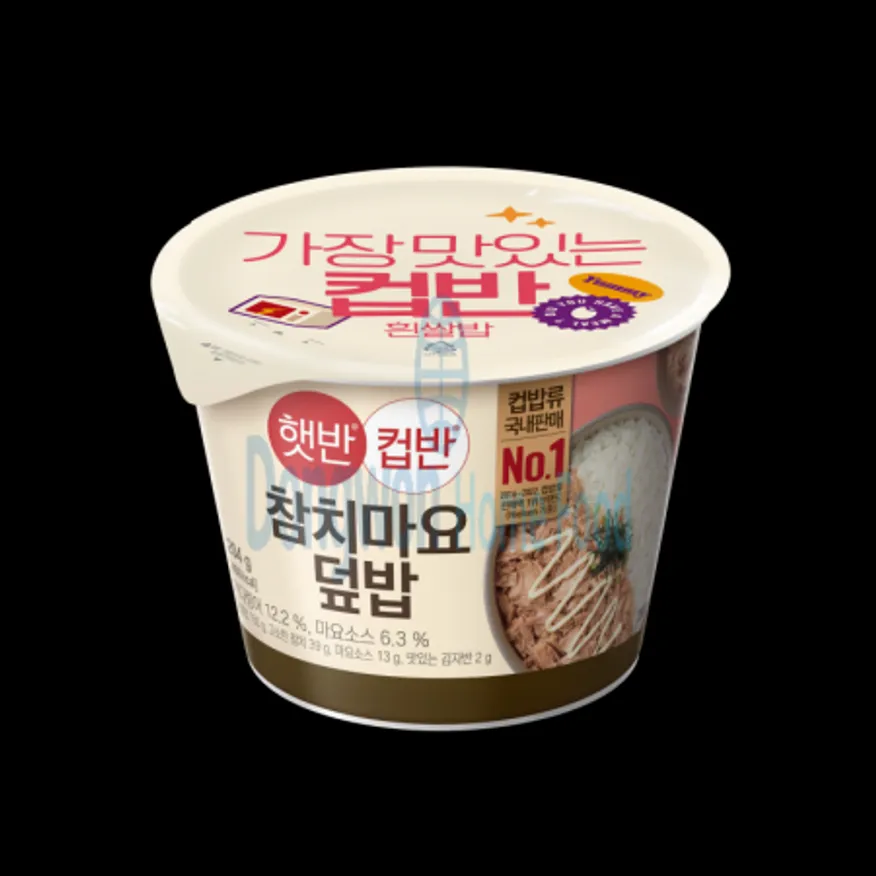 (16:30마감(D) 햇반컵반참치마요덮밥(맵쌀:국산/CJ/204G)EA 이미지