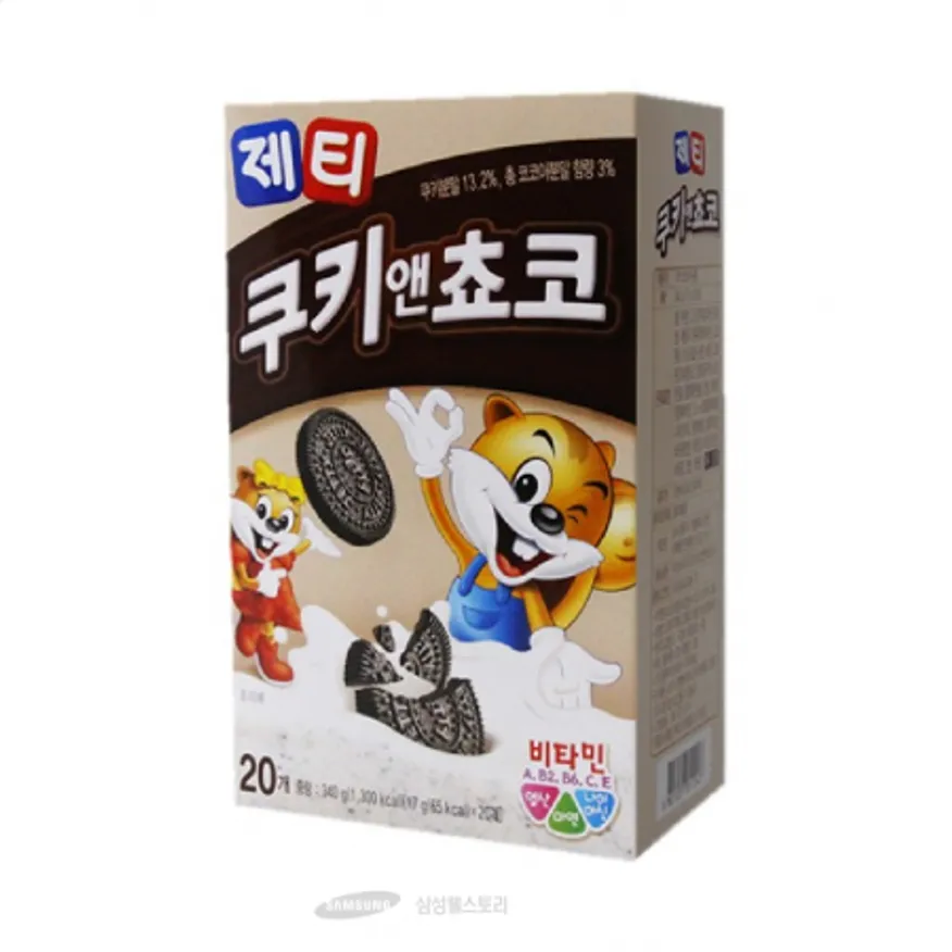 (16:30마감)제티쿠키앤쵸코(340G(17G*20EA)/PAC/음료베이스/동서) 이미지