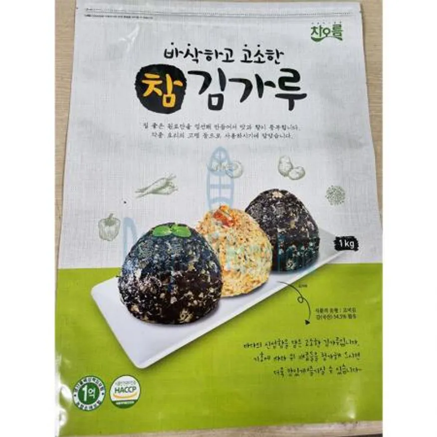 (16:30마감(D) 참김가루(국내산/차오름/상온/조미/1kg)EA 이미지