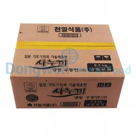 (16:30마감(D) 사누끼우동면(천일/냉동/일자면/230G*5입*8팩/9.2KG)BOX 이미지