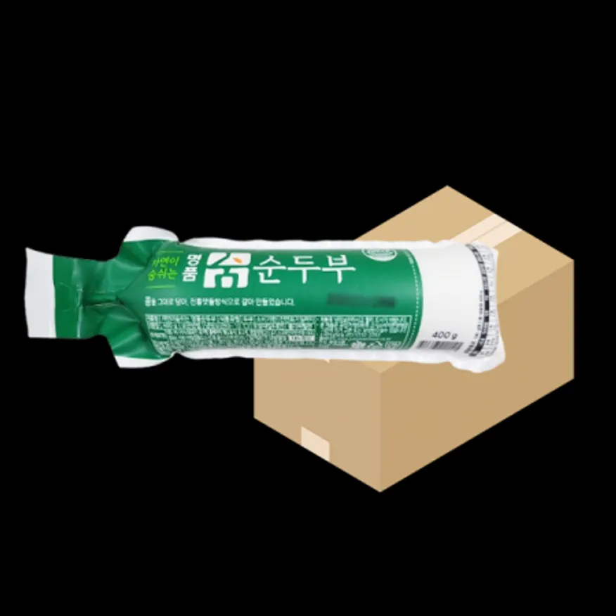 자연이숨쉬는순두부(숨/박스/400g*40개/외국산) 이미지