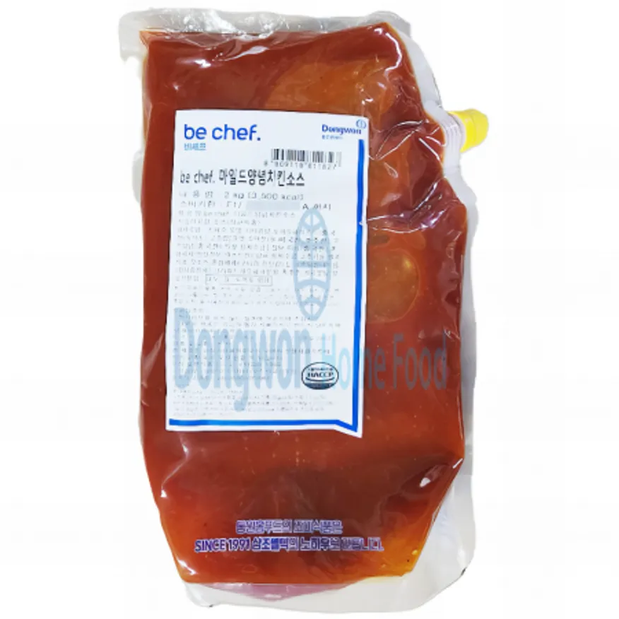 (16:30마감(D) be chef. 마일드양념치킨소스(2KG/동원홈푸드)EA 이미지