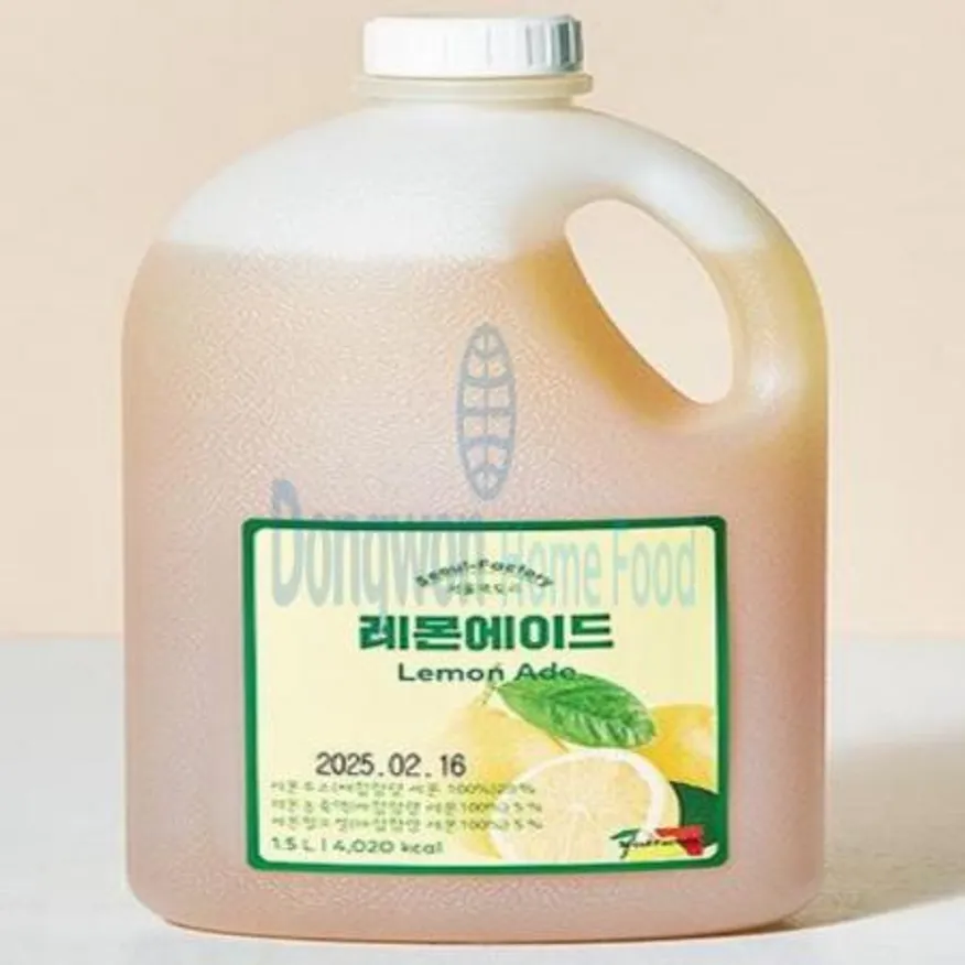 (16:30마감(D) 레몬농축액(서울팩토리/1.5L)EA 이미지