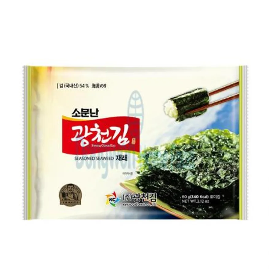 (16:30마감(D) 재래전장김(국내산/광천김/조미/60g)EA 이미지