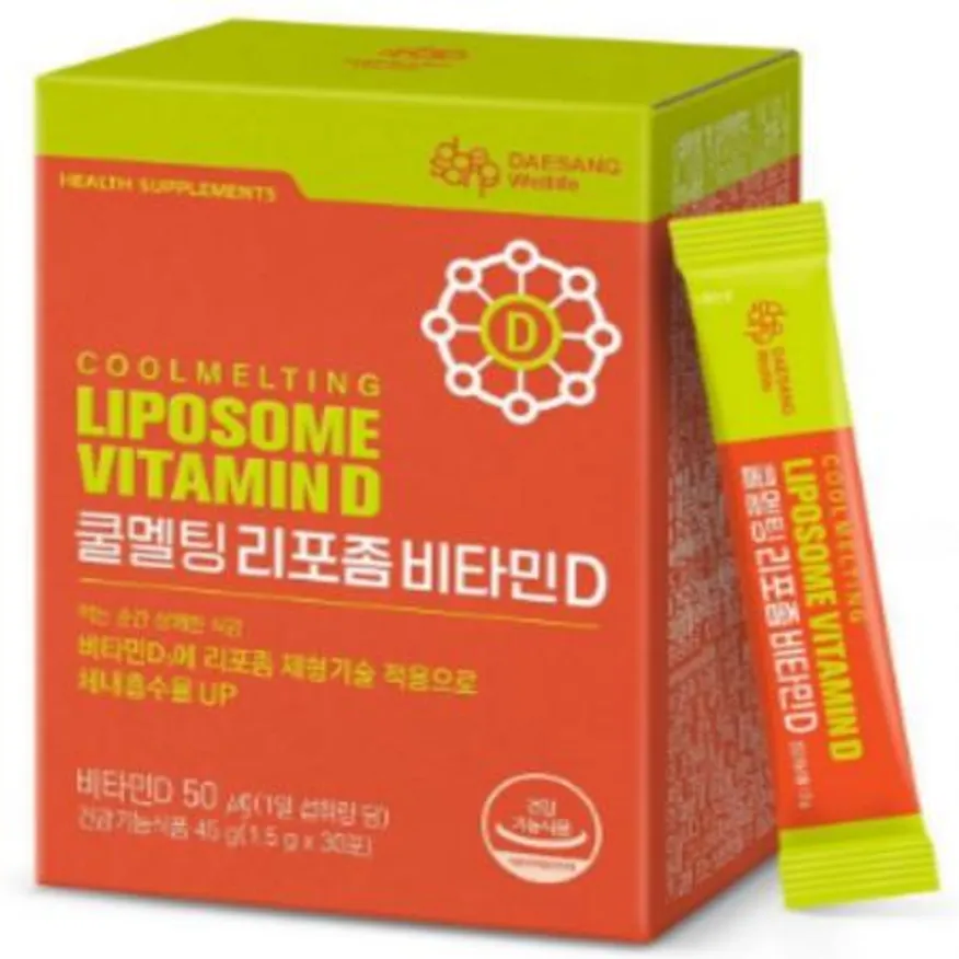 (16:30마감(D) 쿨멜팅리포좀비타민D(대상/1.5G*30포/GP09)EA 이미지