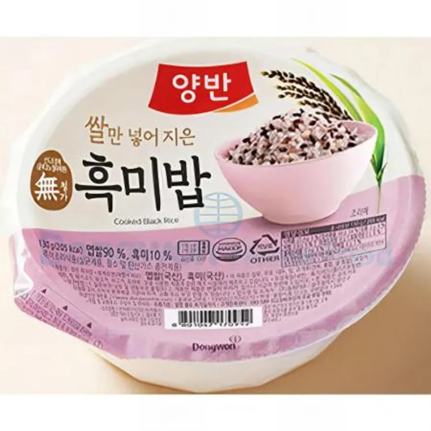 (16:30마감(D) 양반흑미밥(멥쌀:국산/동원/130g)EA 이미지