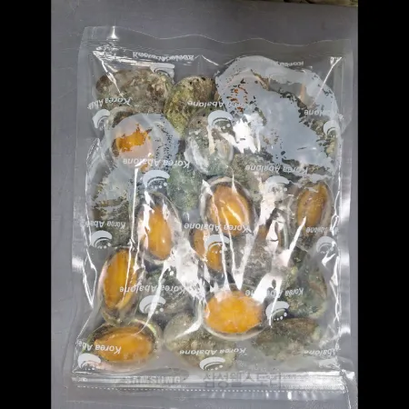 (16:30마감)냉동자숙전복(껍질포함/24~26미/1KG/PAC/국산)