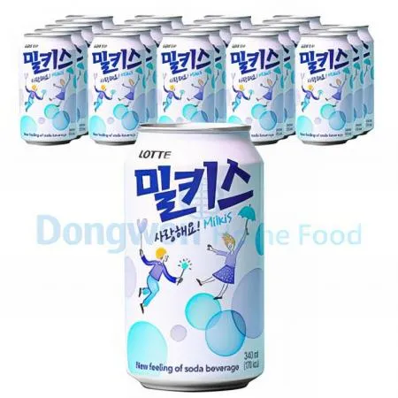 (16:30마감(D) 밀키스(롯데칠성/캔/340ML*24EA)BOX 이미지