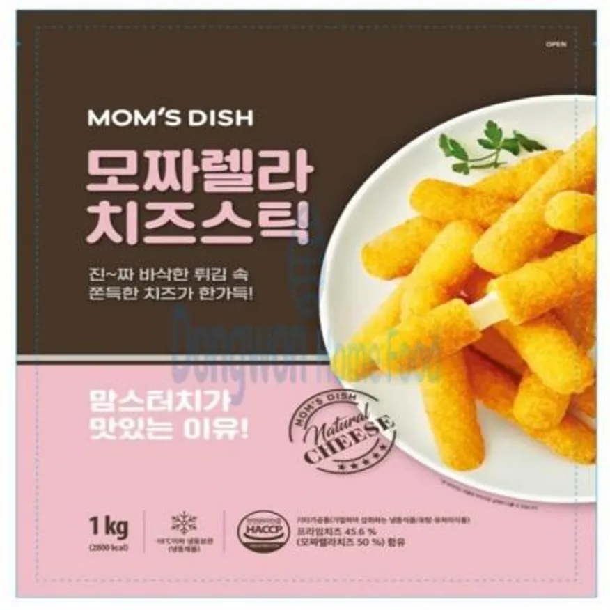 (16:30마감(D) 모짜렐라치즈스틱(맘스터치/냉동/약40입/1kg/해마로)EA 이미지
