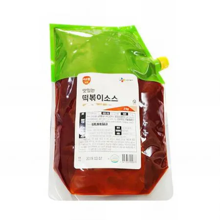(16:30마감(D) 이츠웰떡볶이소스(CJ프레시웨이/냉장/2kg)EA 이미지