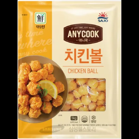 (16:30마감)애니쿡치킨볼(대림/1KG(약100~110EA)/PAC/계육:국내산) 이미지