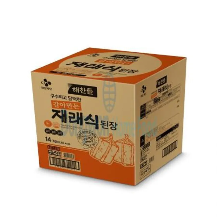 (16:30마감(D) 해찬들갈아만든재래식된장(CJ/14kg)EA 이미지