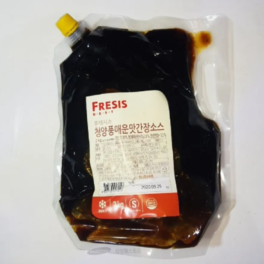 (16:30마감)RTXA청양풍매운맛간장소스(후레시스/2KG/P/혼합간장(탈지대두:인도산)) 이미지
