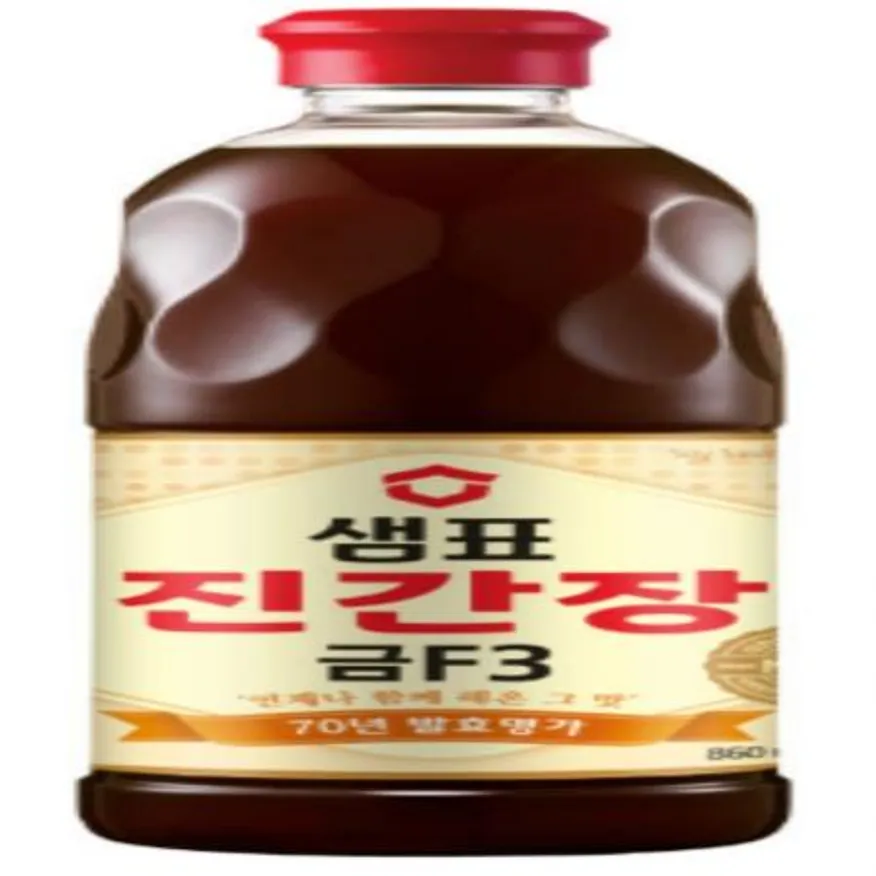 (16:30마감(D) 진간장금F3(샘표/860ml)EA 이미지