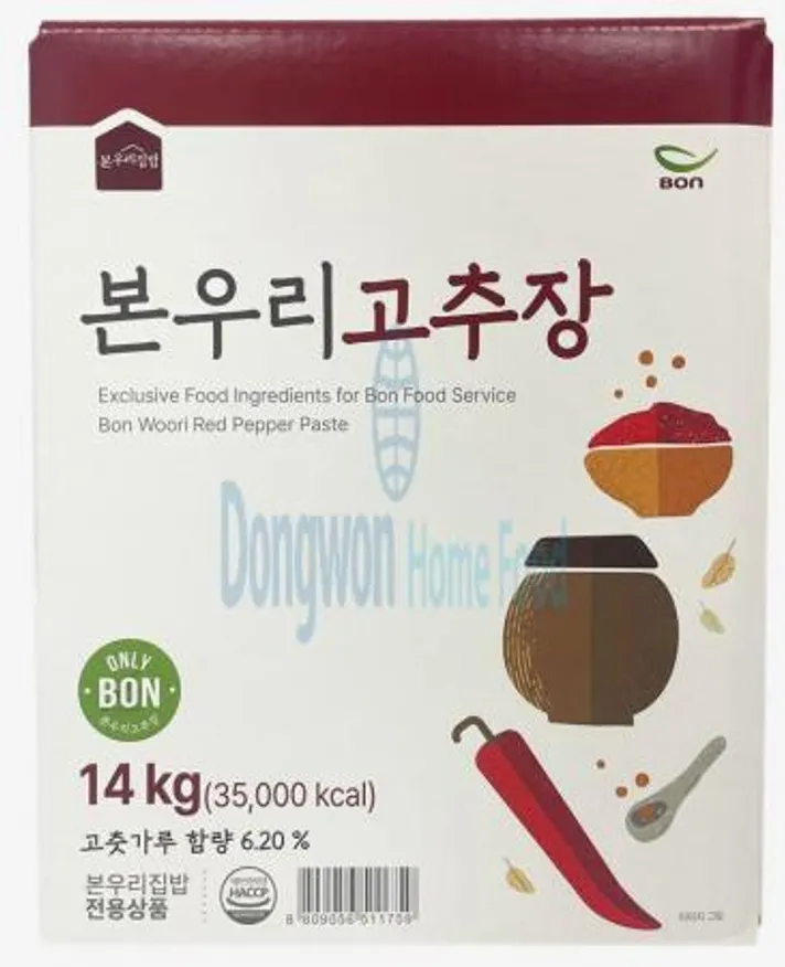 (16:30마감(D) 본우리고추장(본푸드/14KG)BOX 이미지