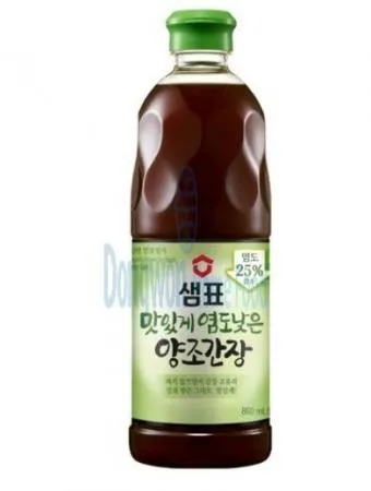 (16:30마감(D) 맛있게염도낮은양조간장(샘표/860ML)EA 이미지