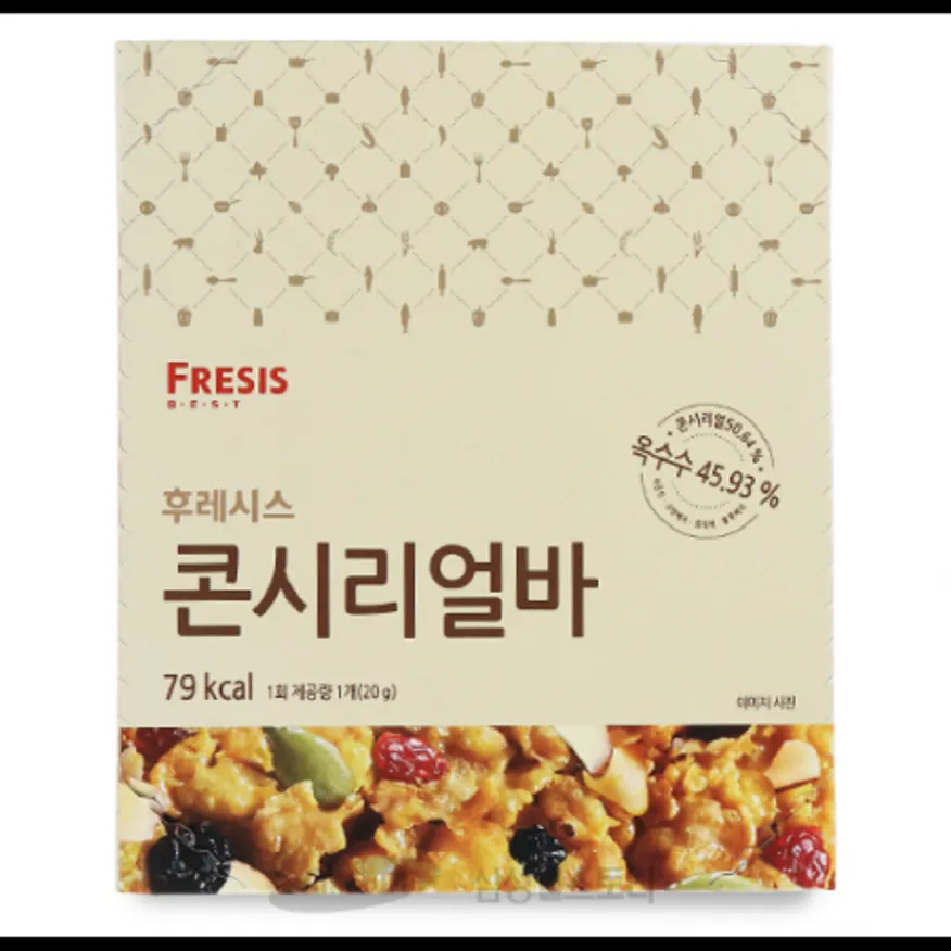 (16:30마감)콘시리얼바(240G(20G*12EA)/PAC/옥수수:외국산/후레시스) 이미지